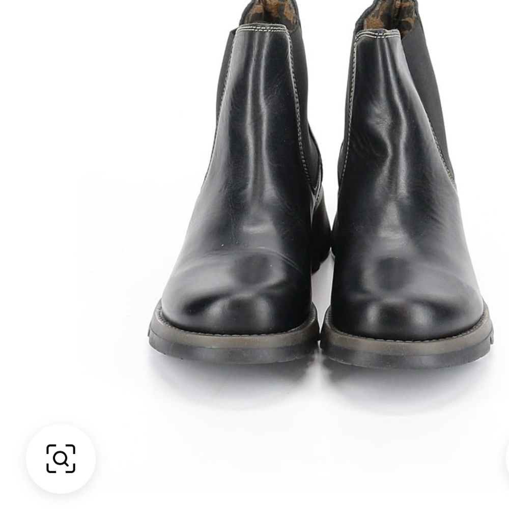 Fly London WomenBlack Leather Chelsea Boots Size 42EU EUC